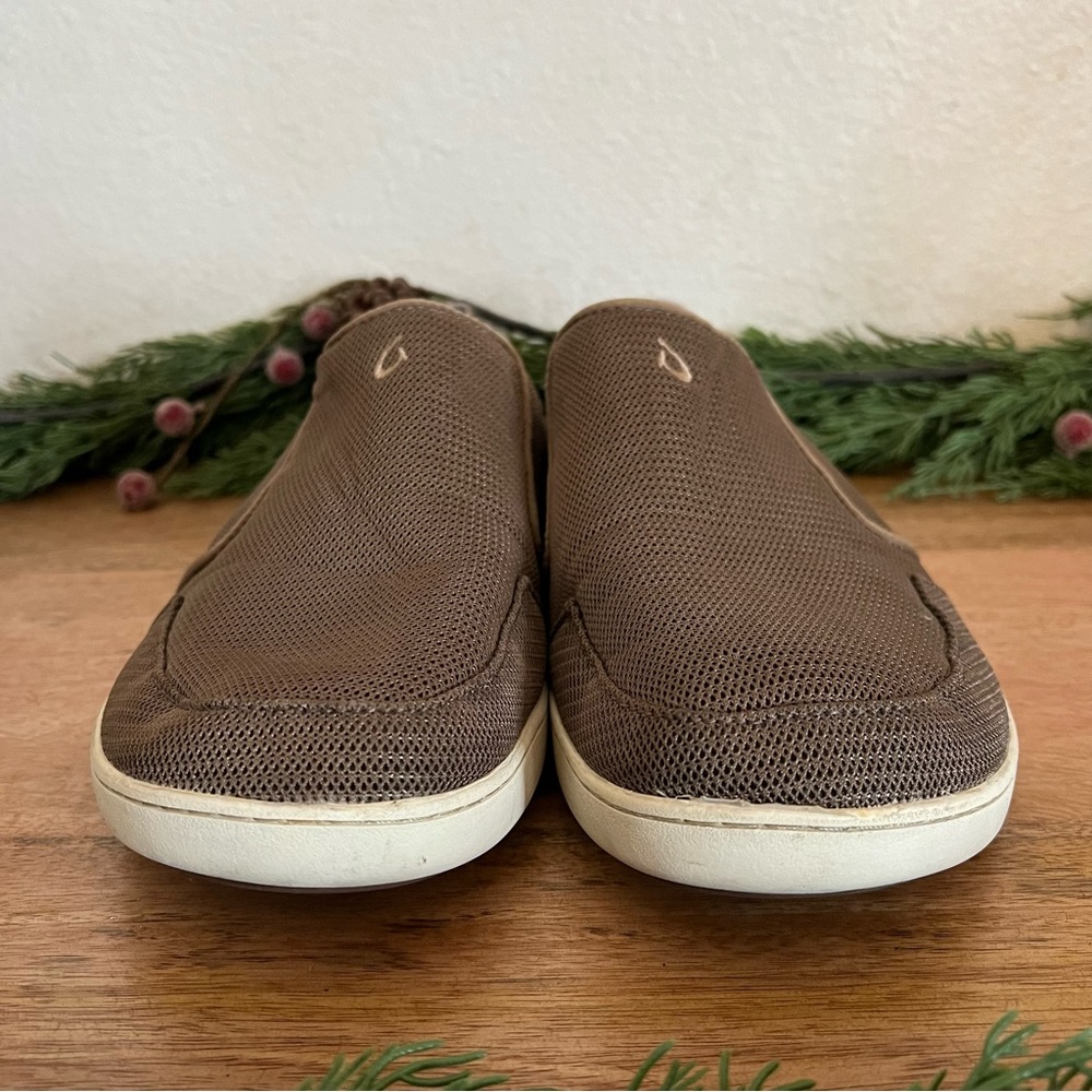 Olukai Nohea Mrsh Tan Slip On Shoe Size 11.5 - Picture 2 of 11